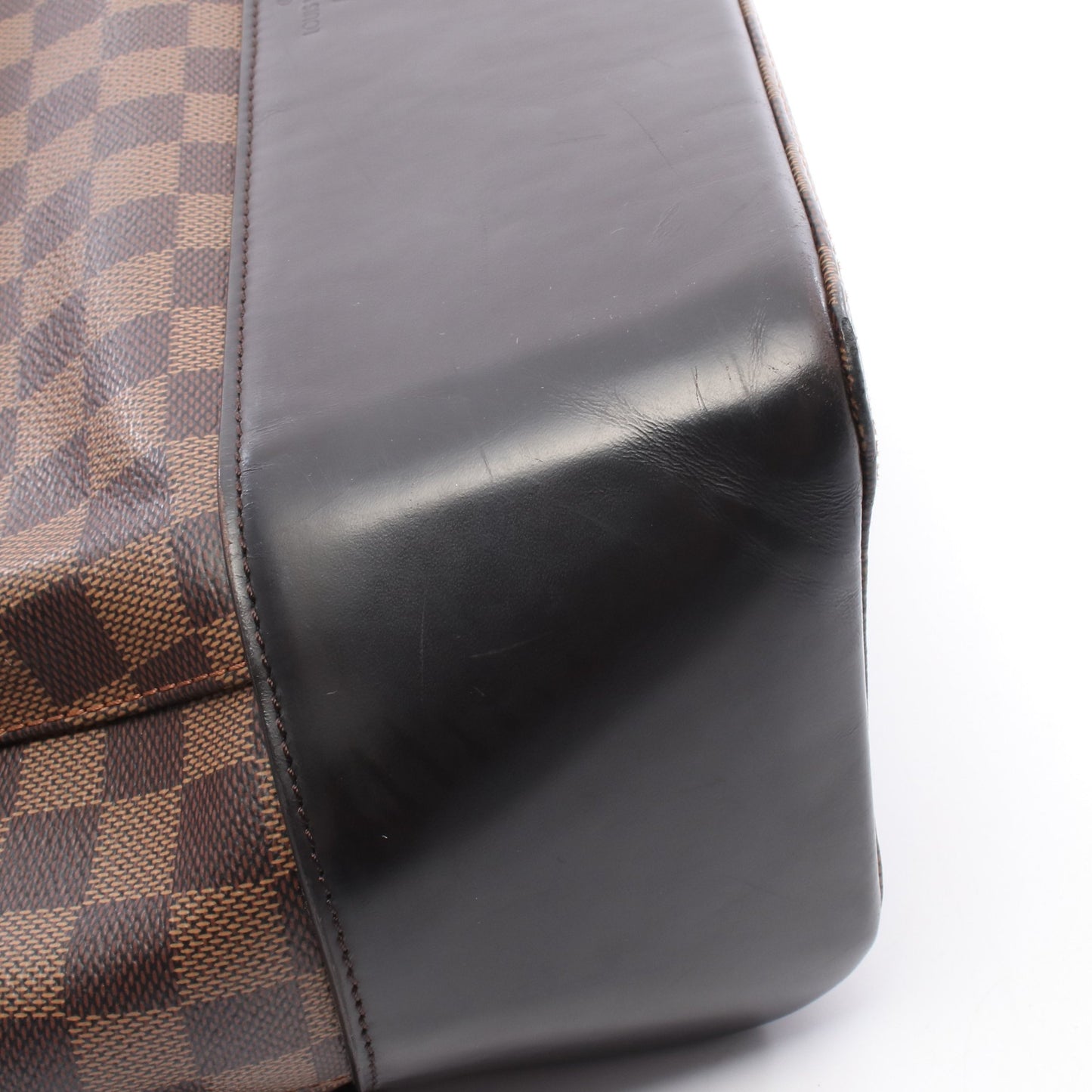 ジェイク ダミエエベヌ バックパック リュックサック PVC レザー ブラウン ルイヴィトン バッグ LOUIS VUITTON