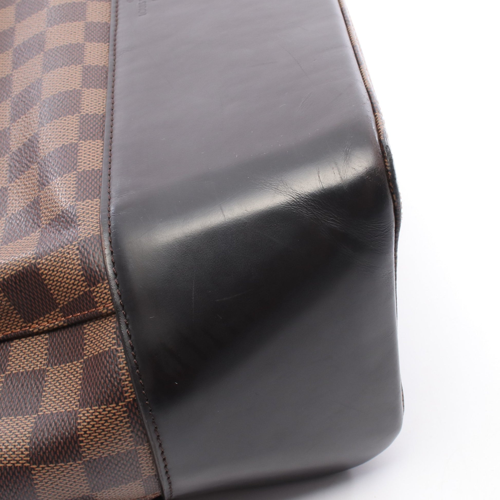 ジェイク ダミエエベヌ バックパック リュックサック PVC レザー ブラウン ルイヴィトン バッグ LOUIS VUITTON