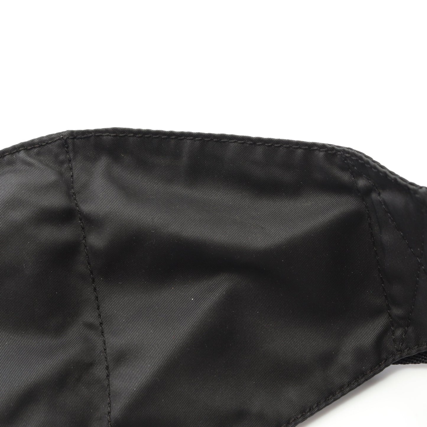 ボディバッグ ウエストバッグ ナイロン ブラック 三角プレート プラダ バッグ PRADA