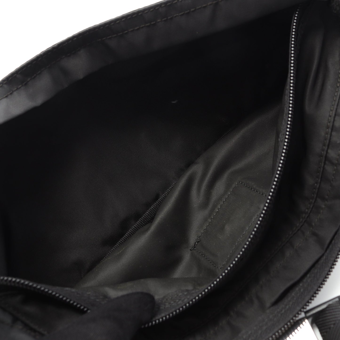 ボディバッグ ウエストバッグ ナイロン ブラック 三角プレート プラダ バッグ PRADA