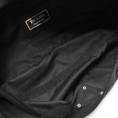 ボディバッグ ウエストバッグ ナイロン ブラック 三角プレート プラダ バッグ PRADA