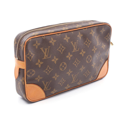 マルリードラゴンヌ モノグラム クラッチバッグ セカンドバッグ PVC レザー ブラウン ルイヴィトン バッグ LOUIS VUITTON