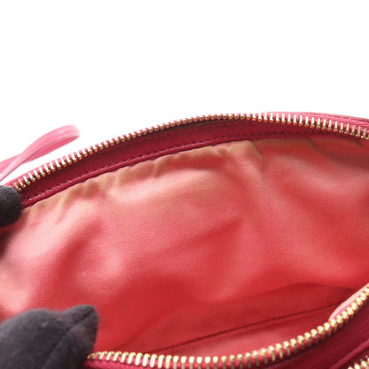 MADRAS マドラス ショルダーバッグ レザー ピンク ピンクパープル バッグ miu miu