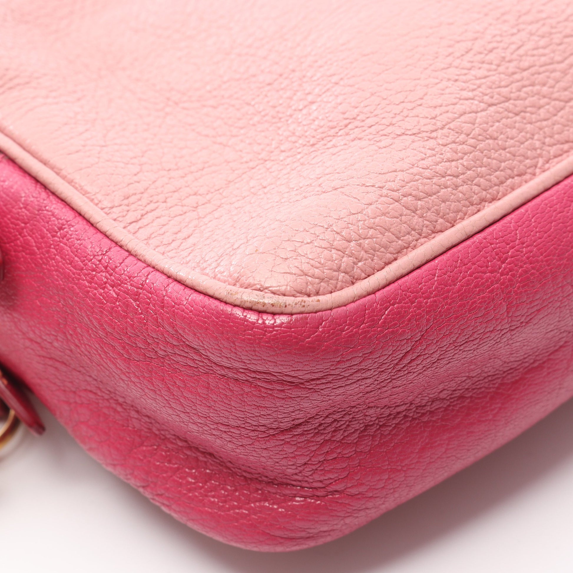 MADRAS マドラス ショルダーバッグ レザー ピンク ピンクパープル バッグ miu miu