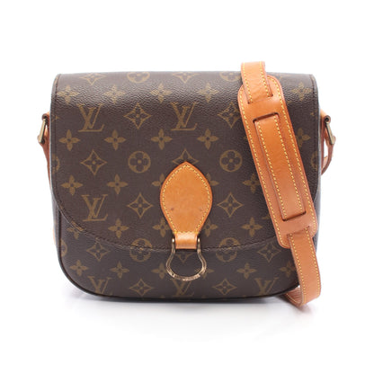 サンクルーGM モノグラム ショルダーバッグ PVC レザー ブラウン ルイヴィトン バッグ LOUIS VUITTON