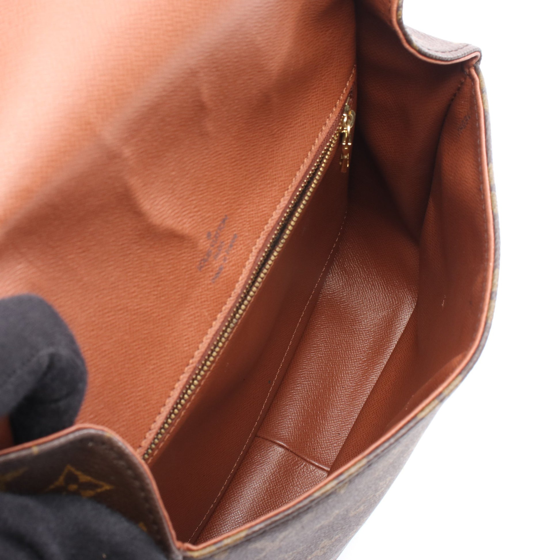 サンクルーGM モノグラム ショルダーバッグ PVC レザー ブラウン ルイヴィトン バッグ LOUIS VUITTON