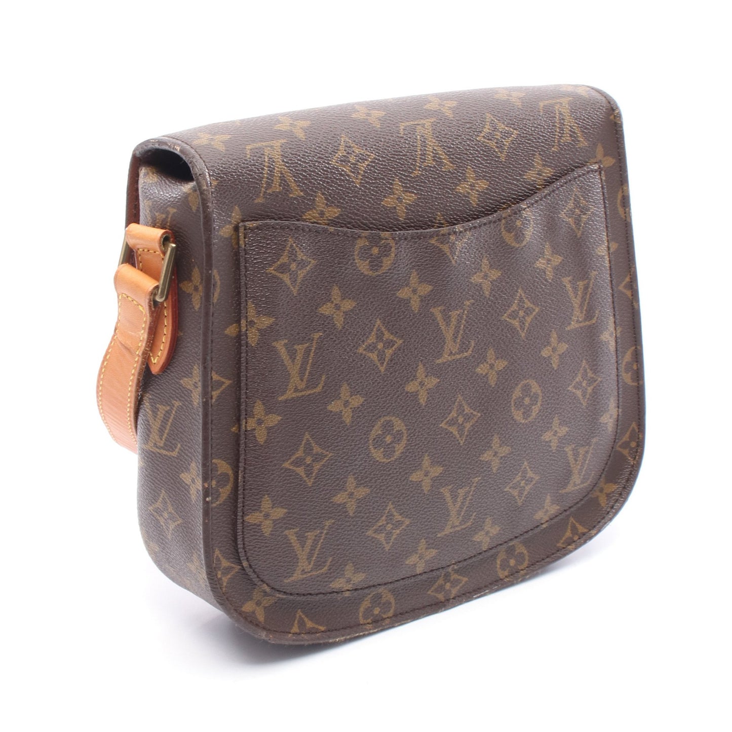 サンクルーGM モノグラム ショルダーバッグ PVC レザー ブラウン ルイヴィトン バッグ LOUIS VUITTON