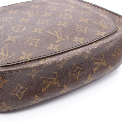 サンクルーGM モノグラム ショルダーバッグ PVC レザー ブラウン ルイヴィトン バッグ LOUIS VUITTON