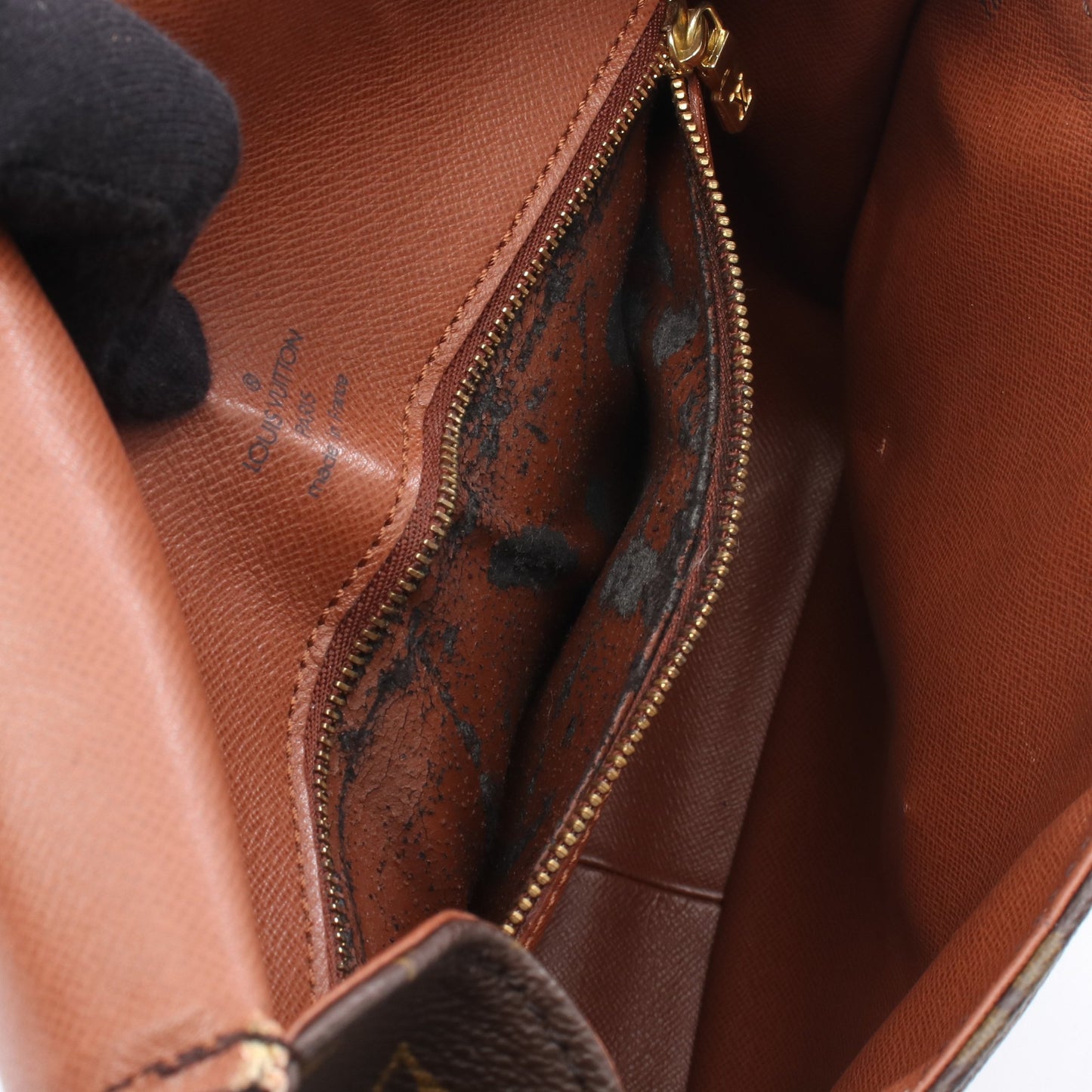 サンクルーGM モノグラム ショルダーバッグ PVC レザー ブラウン ルイヴィトン バッグ LOUIS VUITTON