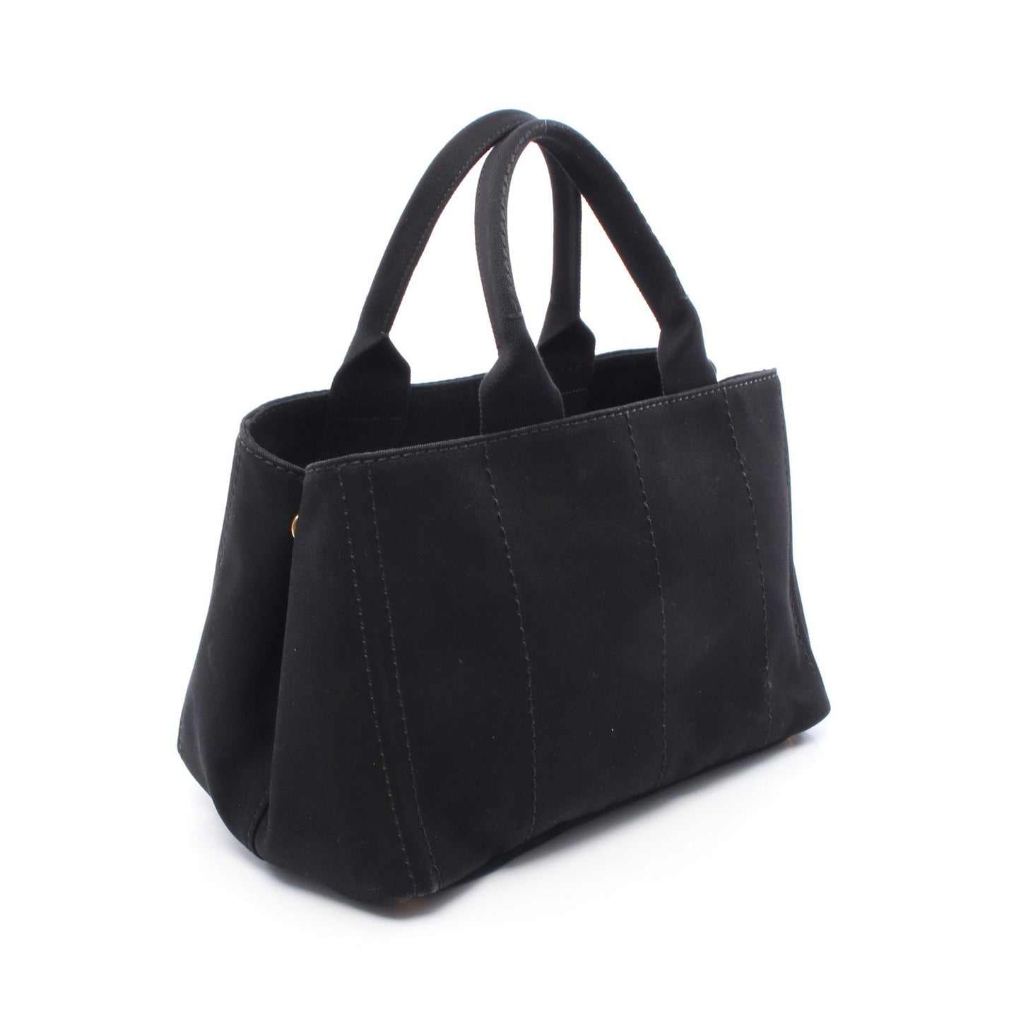 CANAPA カナパ ハンドバッグ トートバッグ キャンバス ブラック プラダ バッグ PRADA