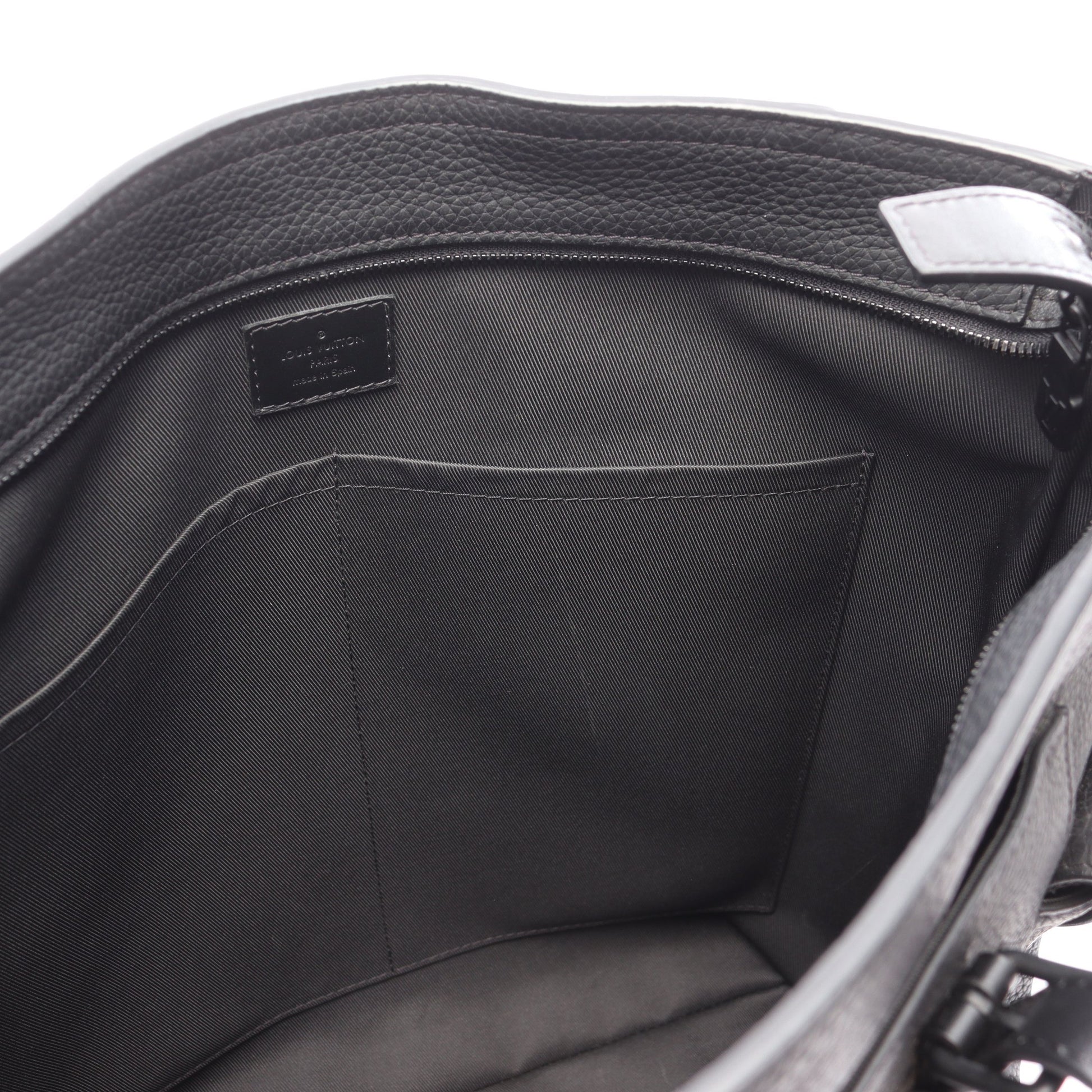 クリストファートート ハンドバッグ トートバッグ レザー ブラック 2WAY ルイヴィトン バッグ LOUIS VUITTON