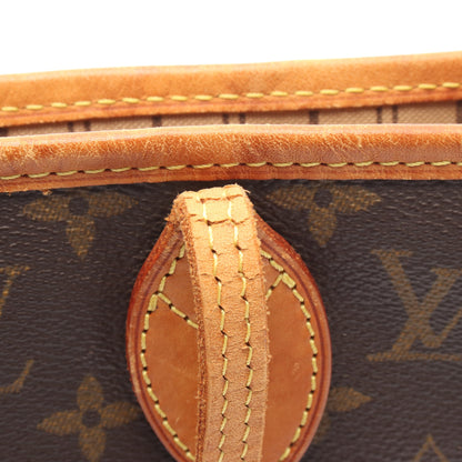 ネヴァーフルMM モノグラム ショルダーバッグ トートバッグ PVC レザー ブラウン ルイヴィトン バッグ LOUIS VUITTON
