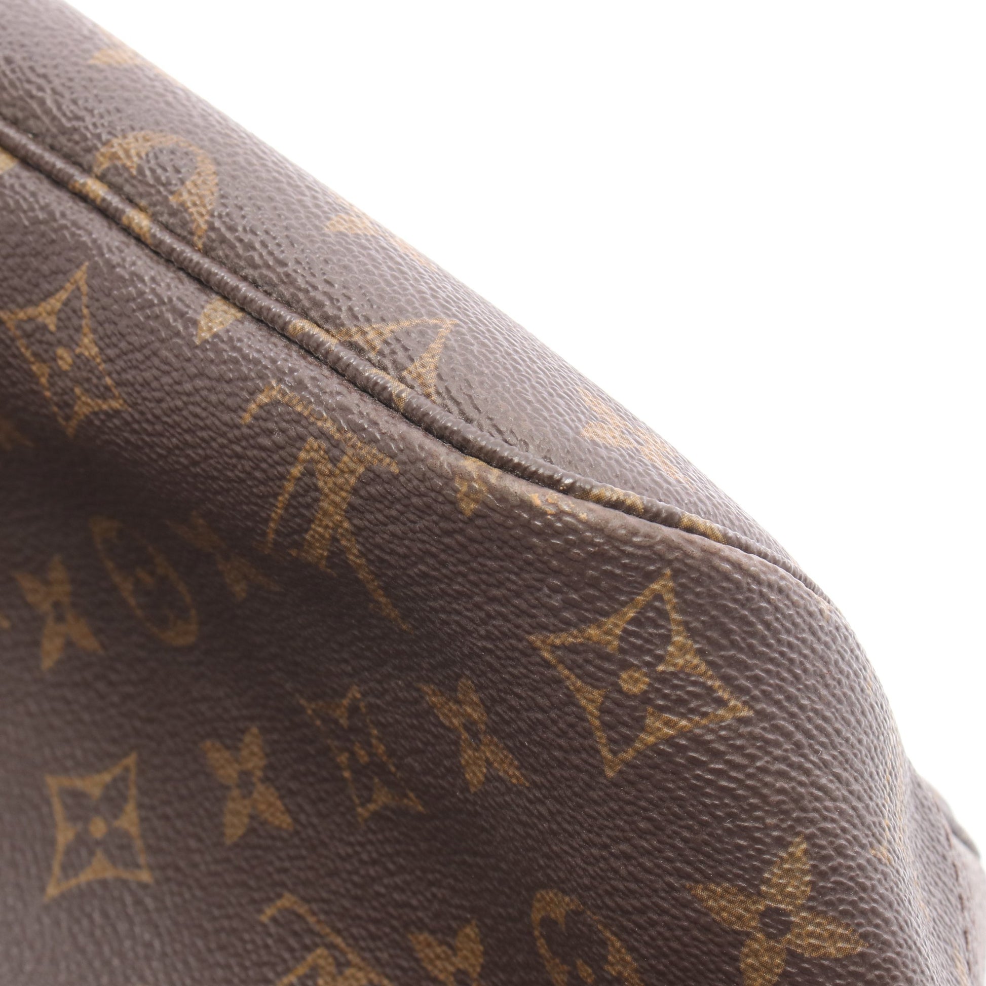 ネヴァーフルMM モノグラム ショルダーバッグ トートバッグ PVC レザー ブラウン ルイヴィトン バッグ LOUIS VUITTON