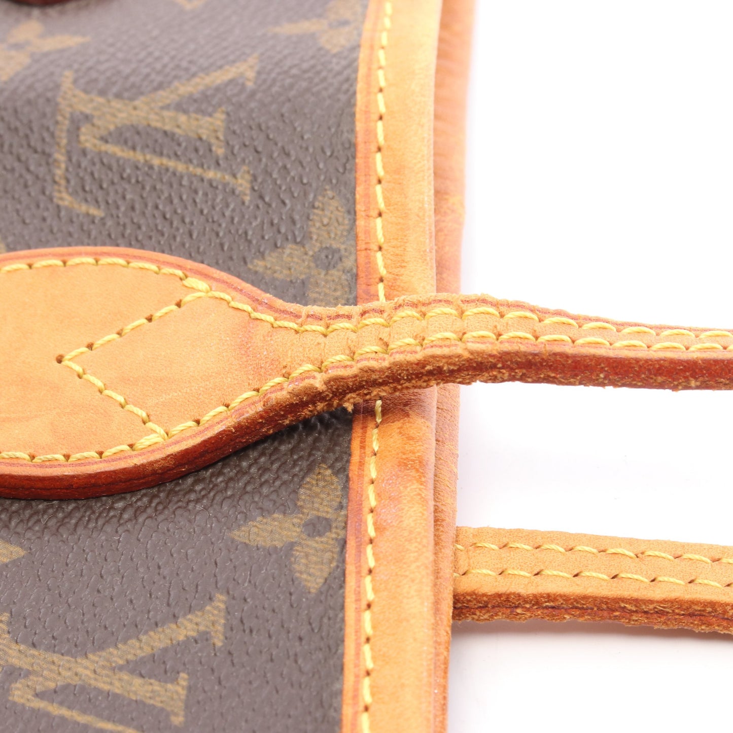 ネヴァーフルMM モノグラム ショルダーバッグ トートバッグ PVC レザー ブラウン ルイヴィトン バッグ LOUIS VUITTON