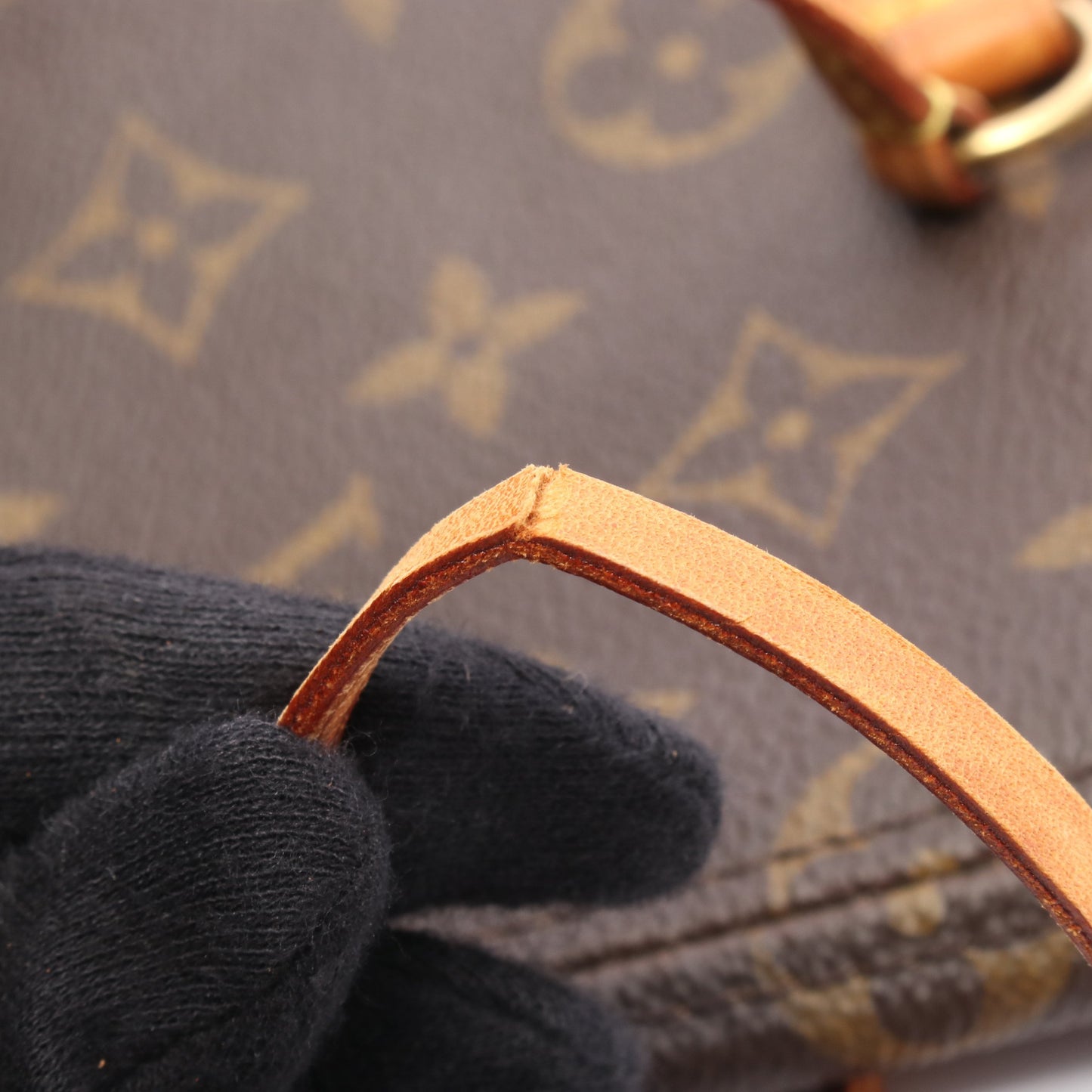 ネヴァーフルMM モノグラム ショルダーバッグ トートバッグ PVC レザー ブラウン ルイヴィトン バッグ LOUIS VUITTON