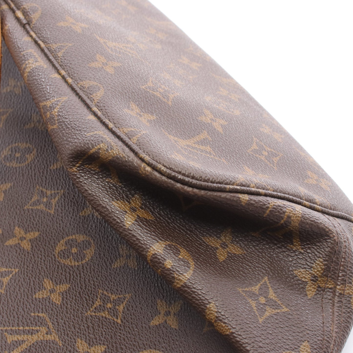 ネヴァーフルMM モノグラム ショルダーバッグ トートバッグ PVC レザー ブラウン ルイヴィトン バッグ LOUIS VUITTON