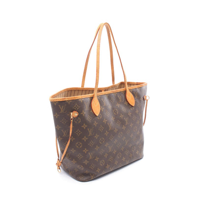 ネヴァーフルMM モノグラム ショルダーバッグ トートバッグ PVC レザー ブラウン ルイヴィトン バッグ LOUIS VUITTON