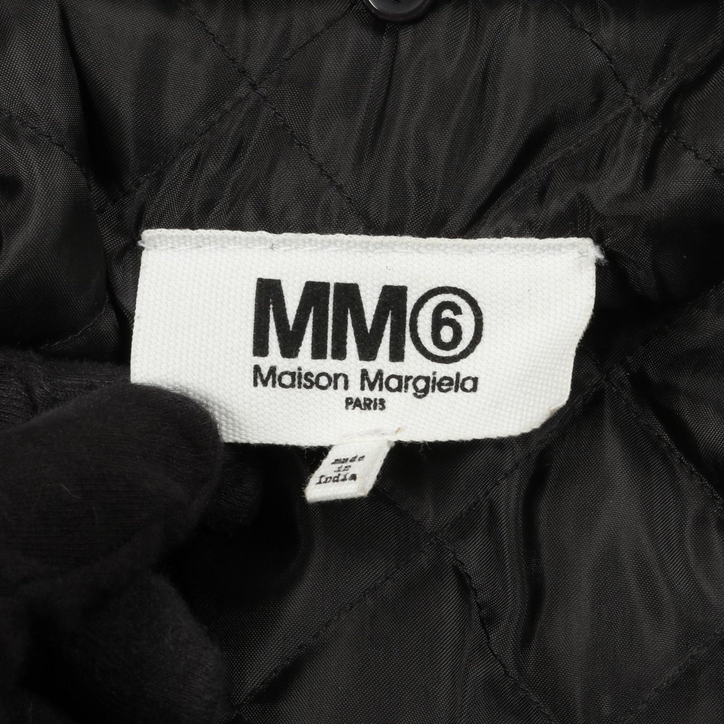 レザージャケット レザー ブラック 中綿 エムエムシックスメゾンマルジェラ アウター MM6 MAISON MARGIELA