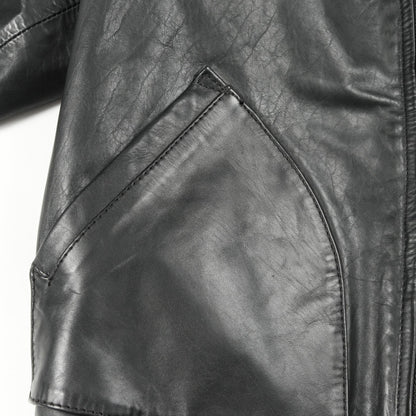 レザージャケット レザー ブラック 中綿 エムエムシックスメゾンマルジェラ アウター MM6 MAISON MARGIELA
