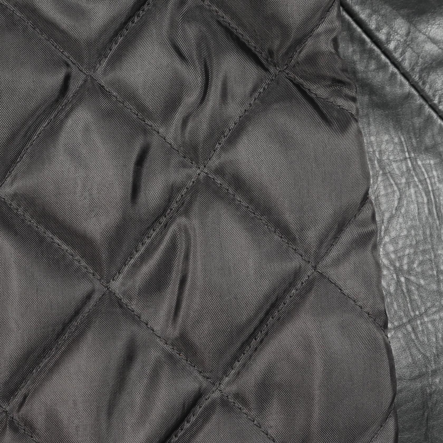 レザージャケット レザー ブラック 中綿 エムエムシックスメゾンマルジェラ アウター MM6 MAISON MARGIELA