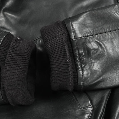 レザージャケット レザー ブラック 中綿 エムエムシックスメゾンマルジェラ アウター MM6 MAISON MARGIELA