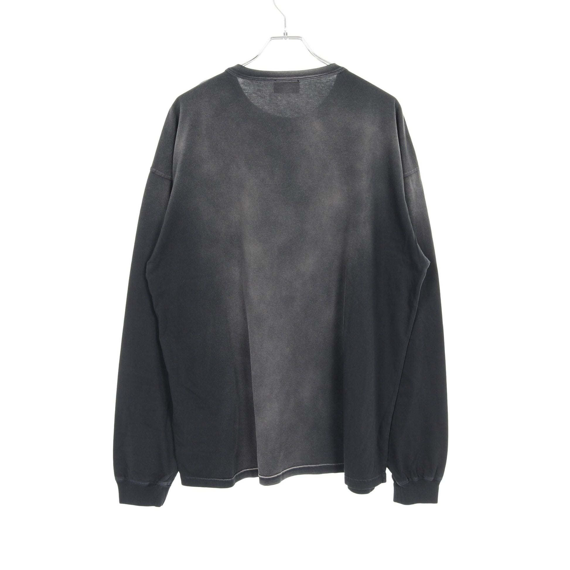 T-BOXT-LS-N2 Tシャツ 長袖 ダメージ加工 コットン グレー ディーゼル トップス DIESEL