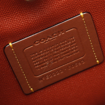 ショルダーバッグ トートバッグ PVC レザー ベージュ ブラウン コーチ バッグ COACH
