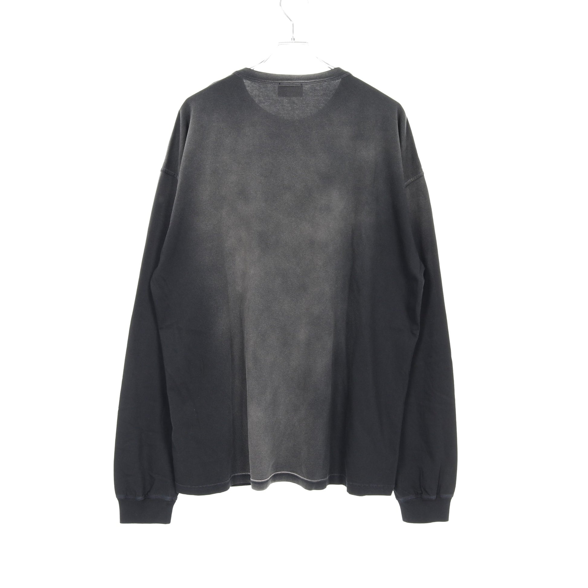 T-BOXT-LS-N2 Tシャツ 長袖 ダメージ加工 コットン グレー ディーゼル トップス DIESEL