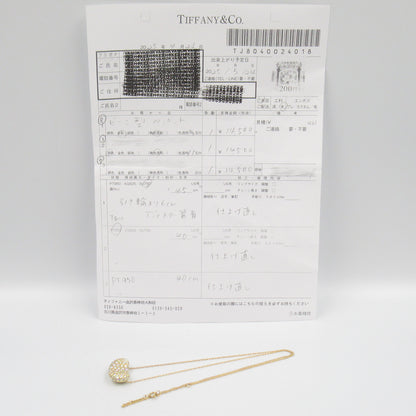 ビーンネックレス ダイヤ ネックレス K18（イエローゴールド） ダイヤモンド クリア ティファニー アクセサリー TIFFANY & Co.