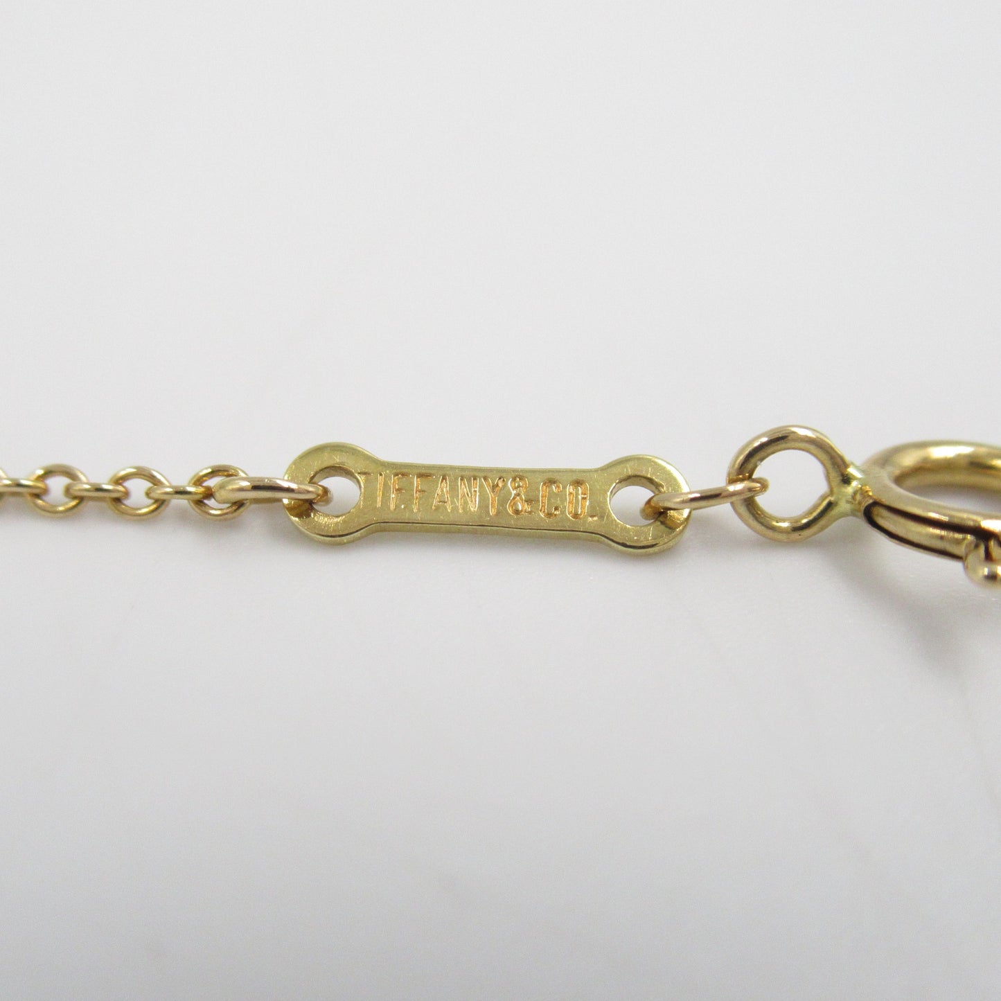ビーンネックレス ダイヤ ネックレス K18（イエローゴールド） ダイヤモンド クリア ティファニー アクセサリー TIFFANY & Co.