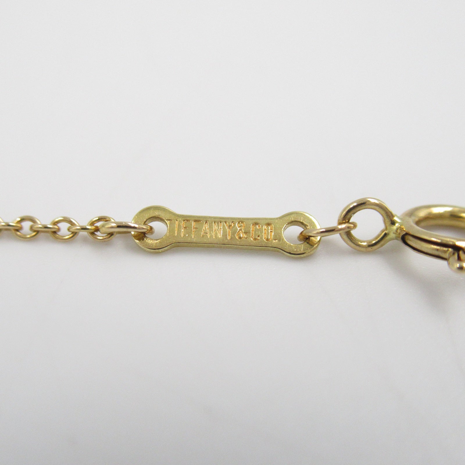 ビーンネックレス ダイヤ ネックレス K18（イエローゴールド） ダイヤモンド クリア ティファニー アクセサリー TIFFANY & Co.
