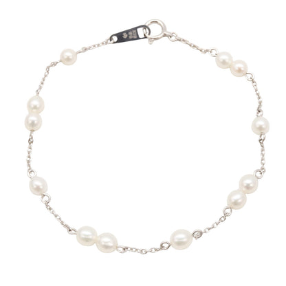 パールブレスレット ブレスレット K18WG（ホワイトゴールド） パール ホワイト タサキ アクセサリー TASAKI