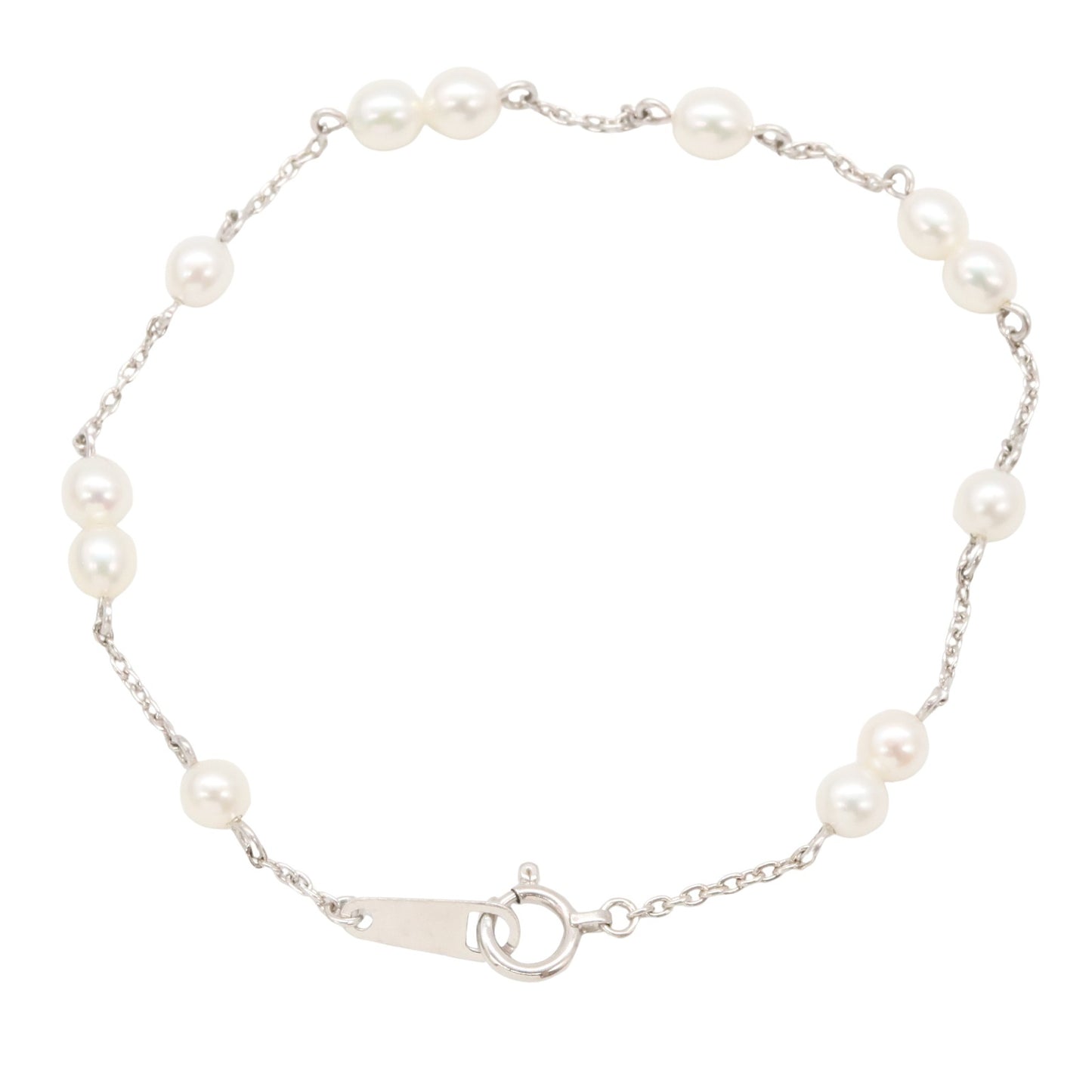 パールブレスレット ブレスレット K18WG（ホワイトゴールド） パール ホワイト タサキ アクセサリー TASAKI