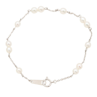 パールブレスレット ブレスレット K18WG（ホワイトゴールド） パール ホワイト タサキ アクセサリー TASAKI