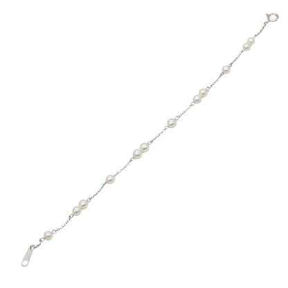 パールブレスレット ブレスレット K18WG（ホワイトゴールド） パール ホワイト タサキ アクセサリー TASAKI