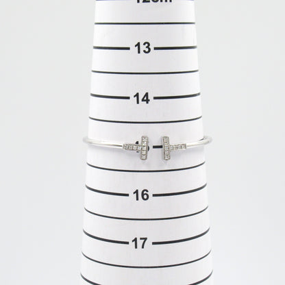 Tワイヤー ブレスレット ダイヤ ブレスレット K18WG（ホワイトゴールド） ダイヤモンド クリア ティファニー アクセサリー TIFFANY & Co.