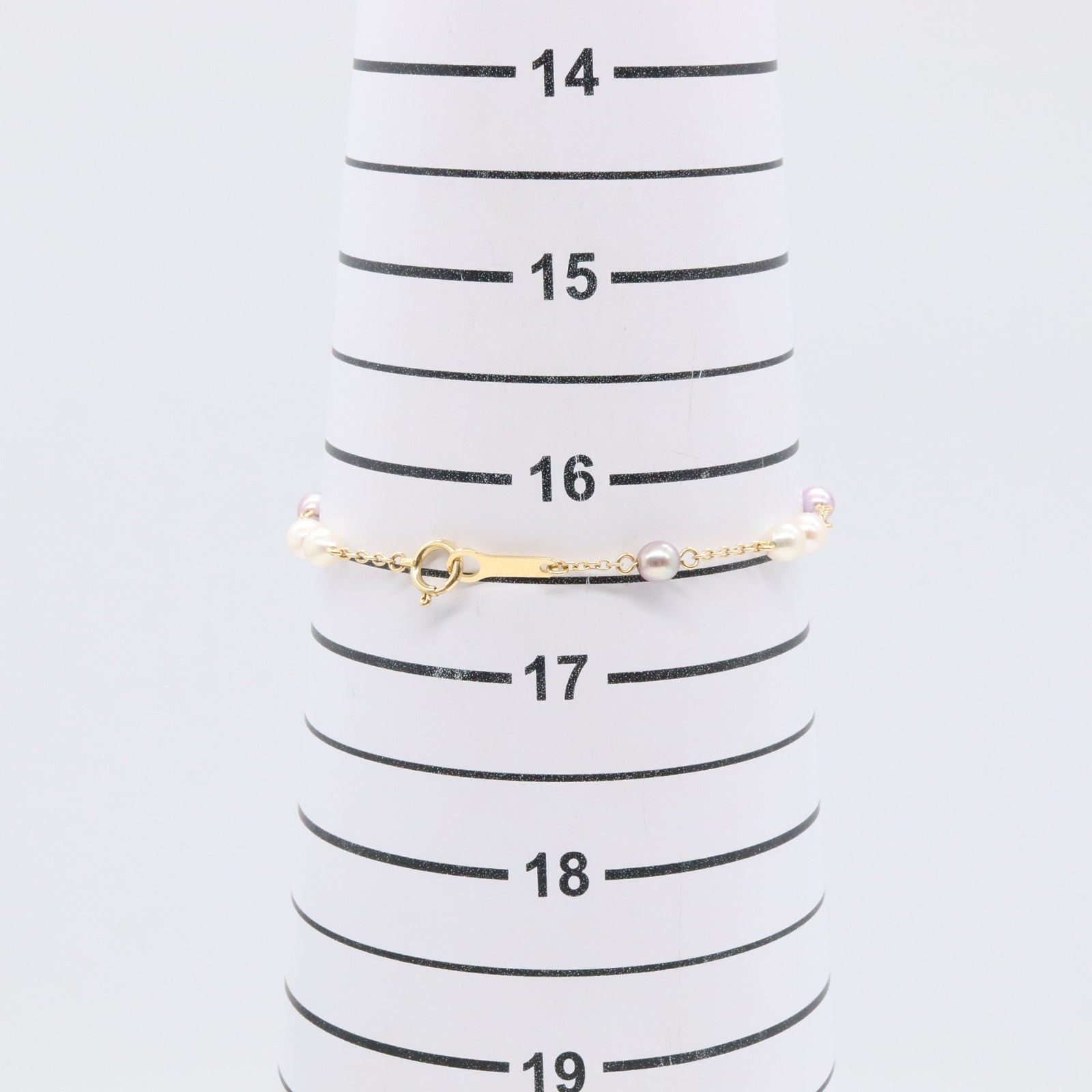 パール ブレスレット ブレスレット K18（イエローゴールド） パール ホワイト パープル タサキ アクセサリー TASAKI