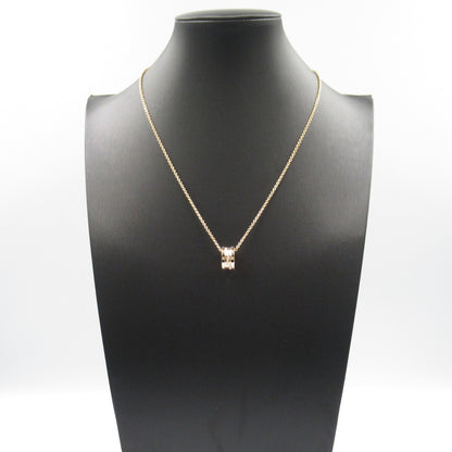 B-zero1 ネックレス パヴェダイヤ ネックレス K18PG（ピンクゴールド） ダイヤモンド クリア ブルガリ アクセサリー BVLGARI