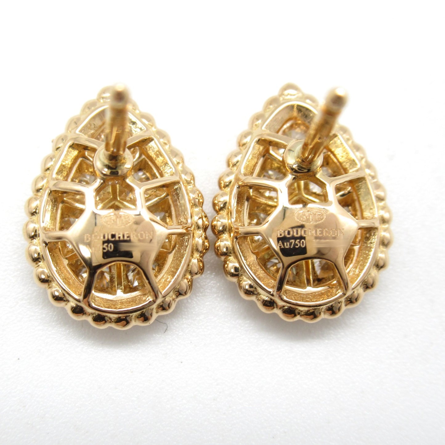 セルパンボエムスモール ダイヤ ピアス ピアス K18PG（ピンクゴールド） ダイヤモンド クリア ブシュロン アクセサリー Boucheron
