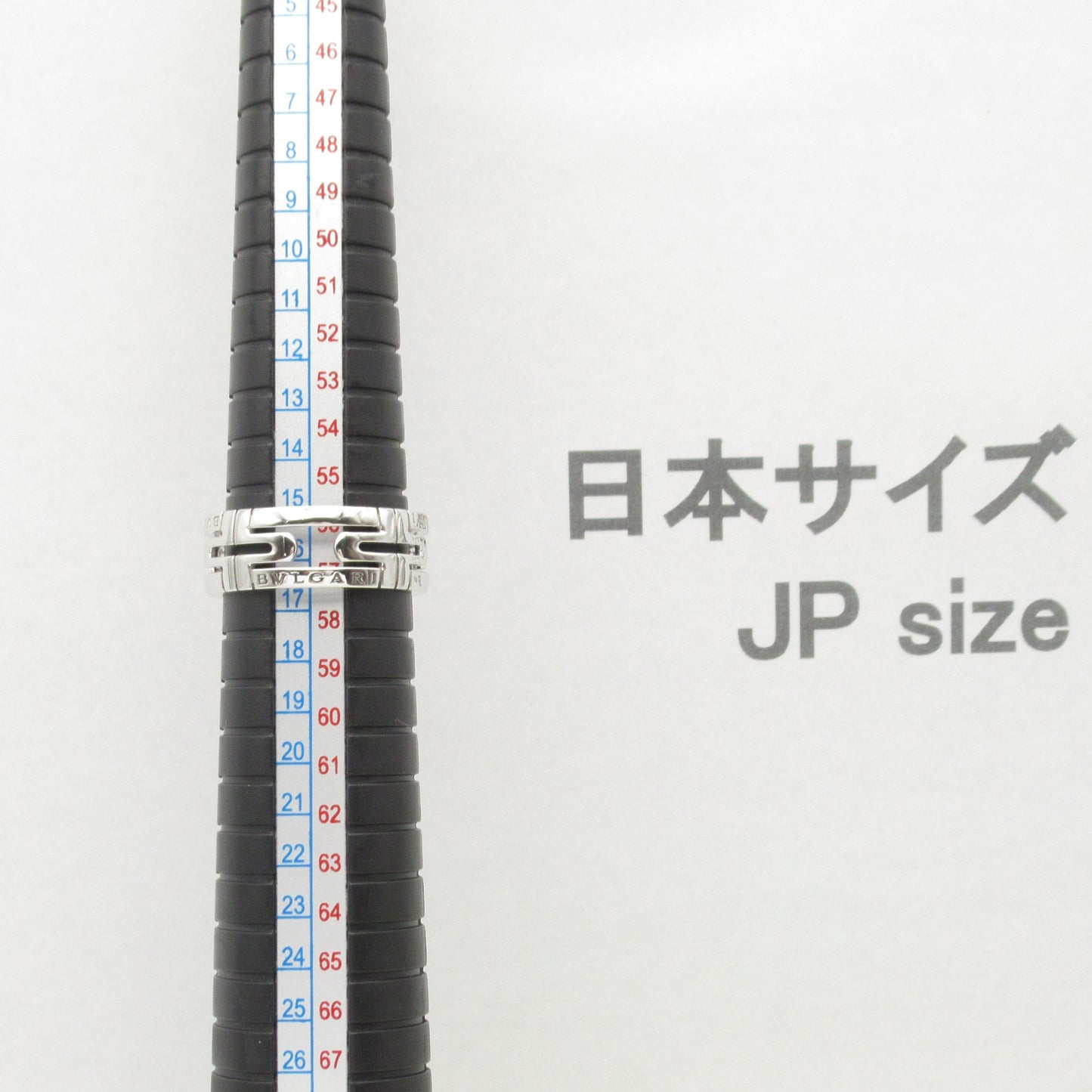 パレンテシ オープンワーク リング リング 指輪 K18WG（ホワイトゴールド） シルバー ブルガリ アクセサリー BVLGARI