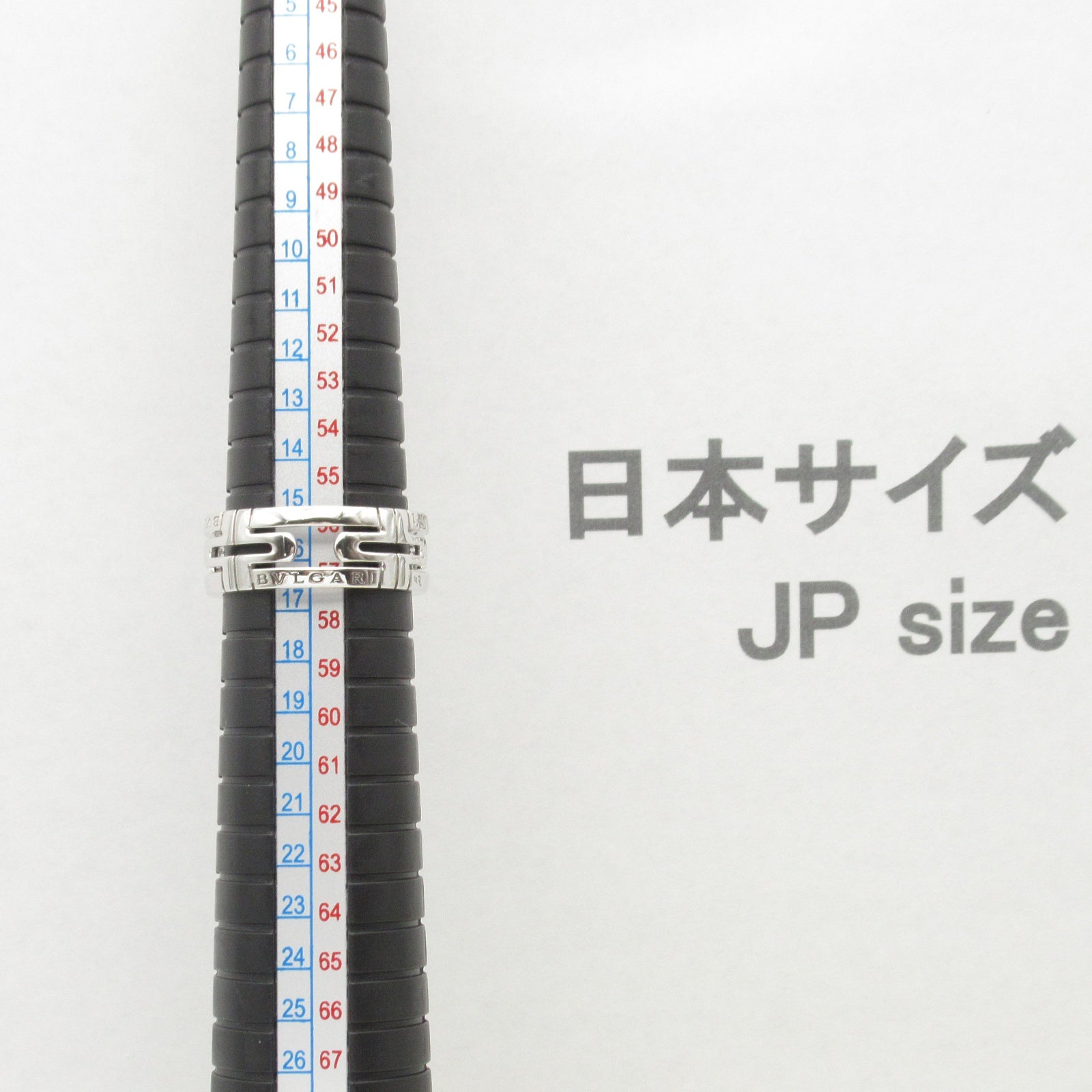 パレンテシ オープンワーク リング リング 指輪 K18WG（ホワイトゴールド） シルバー ブルガリ アクセサリー BVLGARI