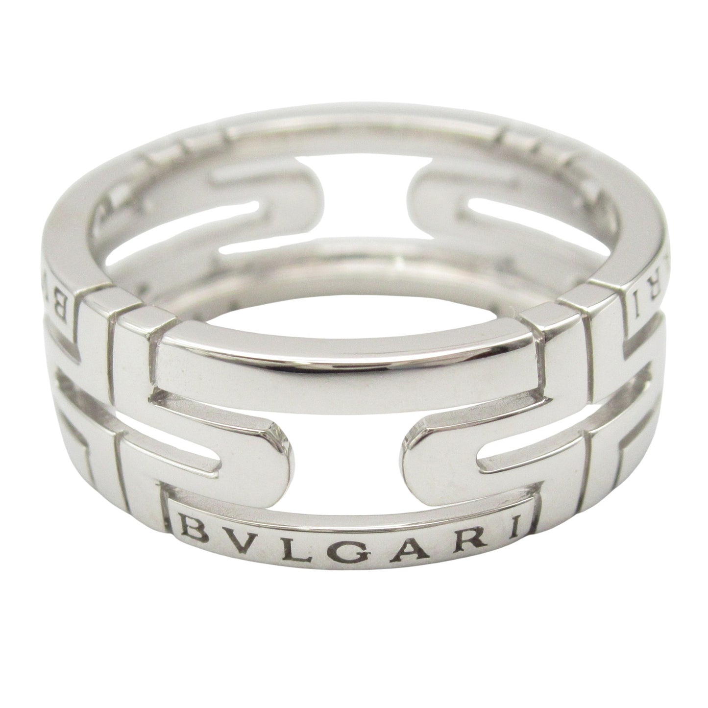 パレンテシ オープンワーク リング リング 指輪 K18WG（ホワイトゴールド） シルバー ブルガリ アクセサリー BVLGARI