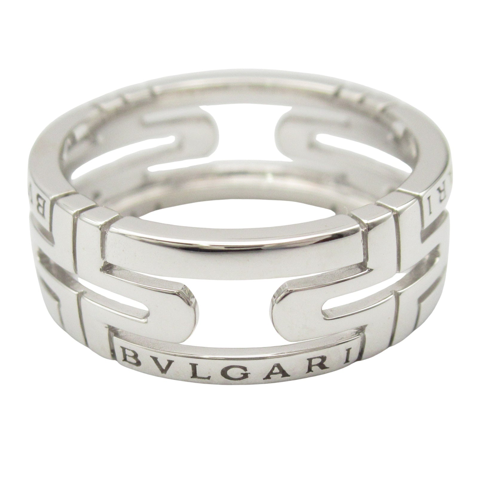 パレンテシ オープンワーク リング リング 指輪 K18WG（ホワイトゴールド） シルバー ブルガリ アクセサリー BVLGARI