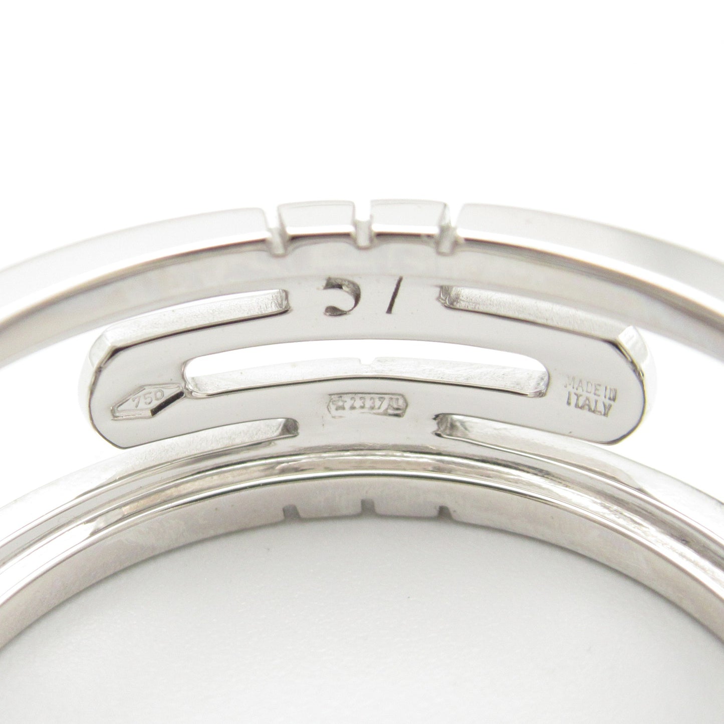 パレンテシ オープンワーク リング リング 指輪 K18WG（ホワイトゴールド） シルバー ブルガリ アクセサリー BVLGARI