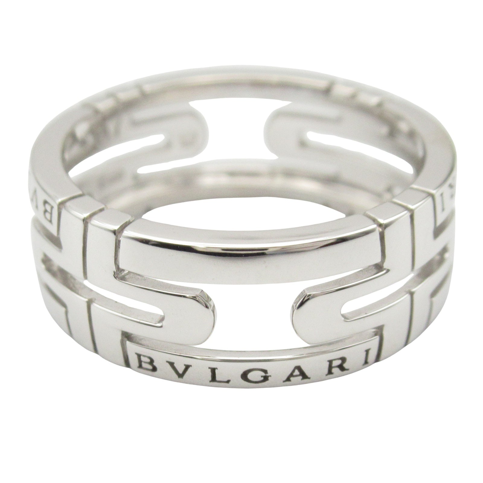 パレンテシ オープンワーク リング リング 指輪 K18WG（ホワイトゴールド） シルバー ブルガリ アクセサリー BVLGARI
