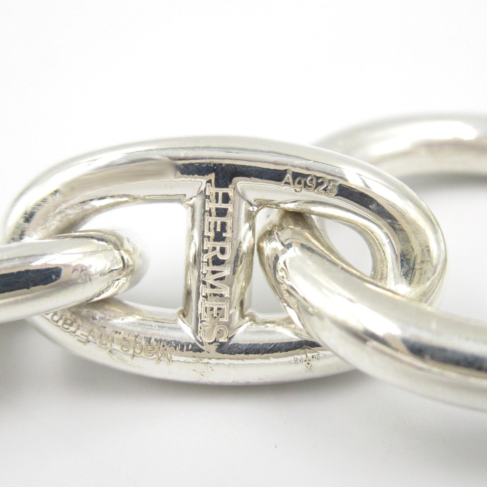 シェーヌダンクル ブレスレット GM 14コマ ブレスレット シルバー925 シルバー エルメス アクセサリー HERMES