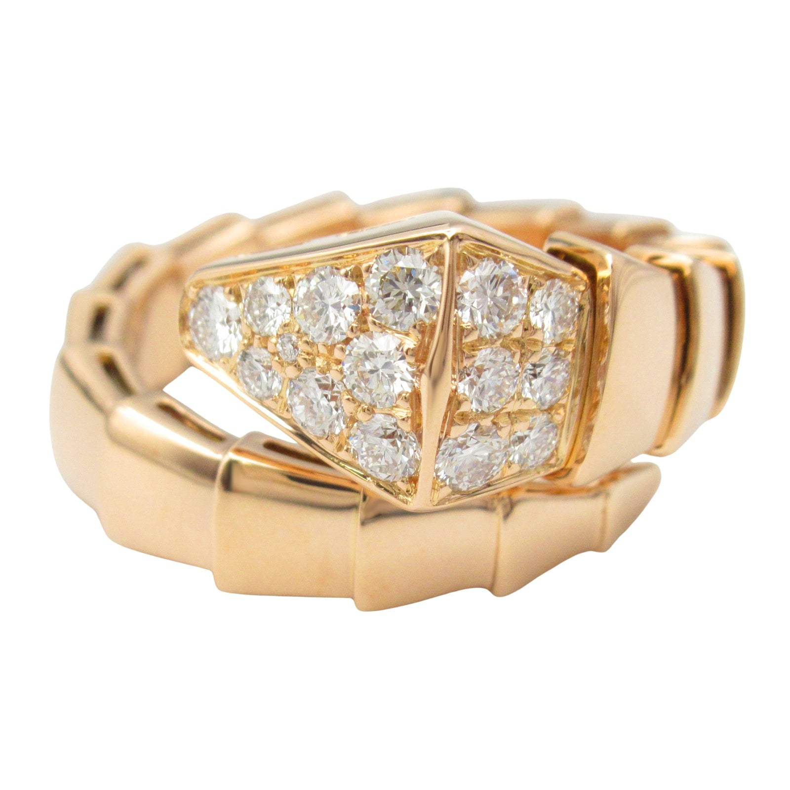 セルペンティ L ダイヤ リング リング 指輪 K18PG（ピンクゴールド） ダイヤモンド クリア ブルガリ アクセサリー BVLGARI
