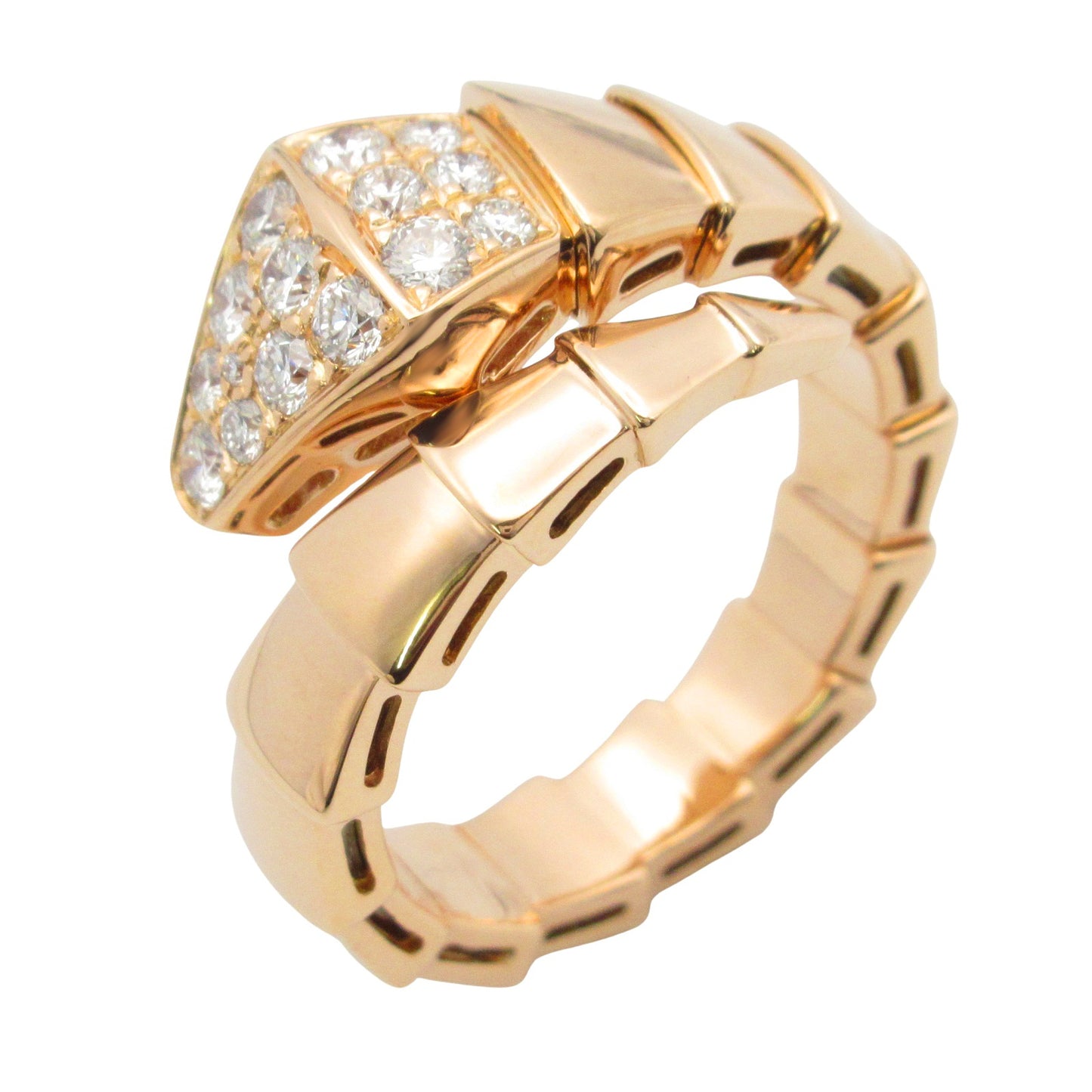 セルペンティ L ダイヤ リング リング 指輪 K18PG（ピンクゴールド） ダイヤモンド クリア ブルガリ アクセサリー BVLGARI