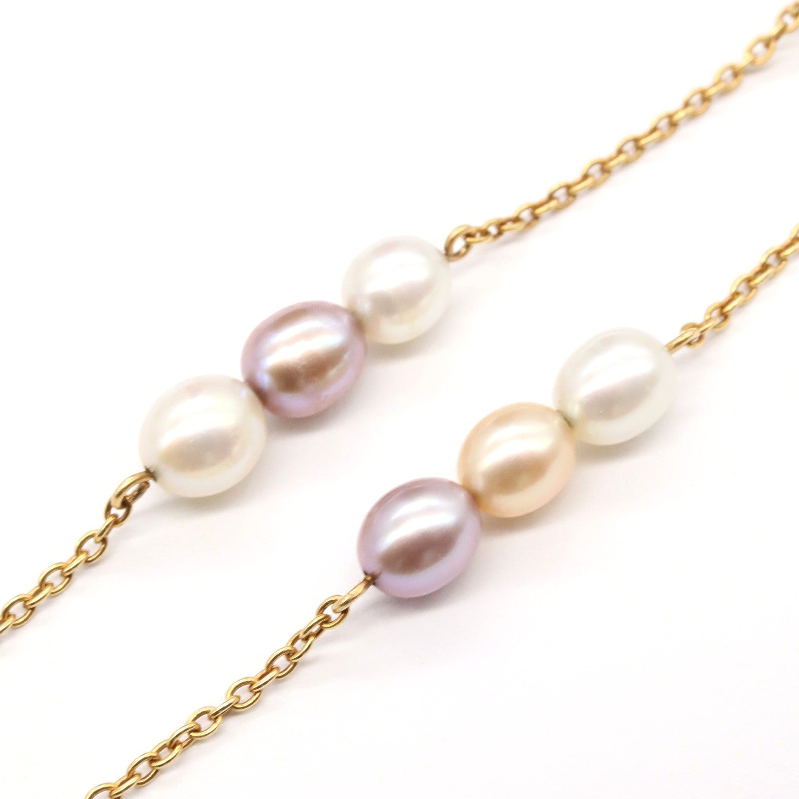 パールネックレス ネックレス K18（イエローゴールド） パール マルチカラー タサキ アクセサリー TASAKI