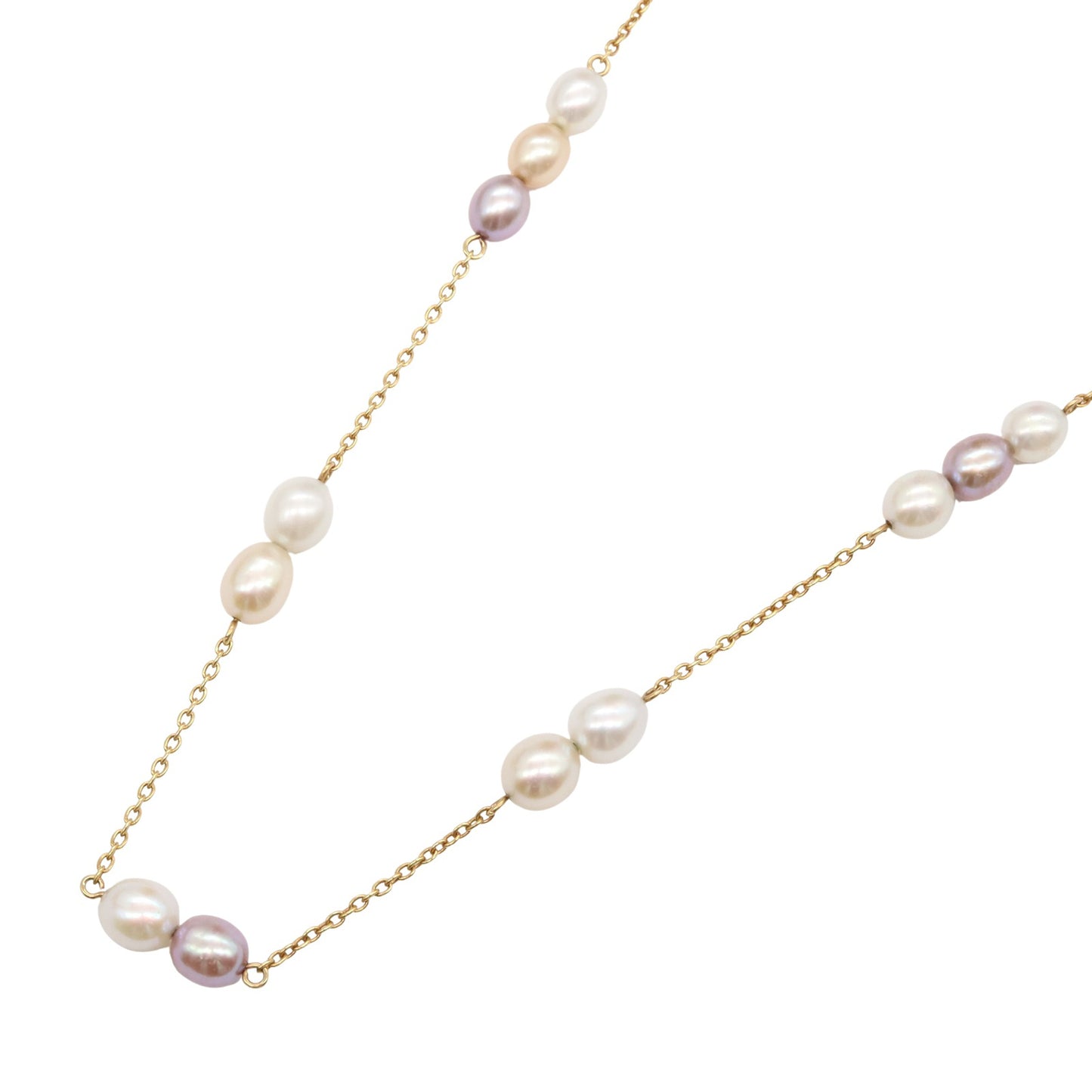 パールネックレス ネックレス K18（イエローゴールド） パール マルチカラー タサキ アクセサリー TASAKI